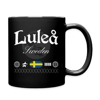 Luleå Schweden Streetwear Reise Souvenir - Tasse einfarbig - Schwarz - Rechts
