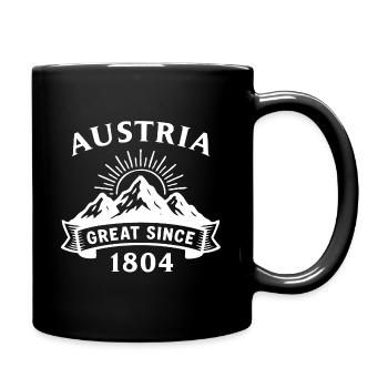 Austria - great since 1804 - Kaiserreich - Full Colour Mug - black - Right