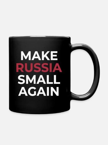 Make russia Small Again - Full Colour Mug - black