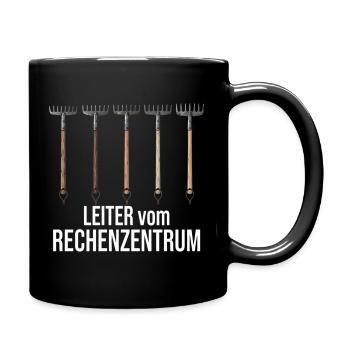 Rechenzentrum Garden Rake Gardener Gardening IT - Tasse einfarbig - Schwarz - Rechts
