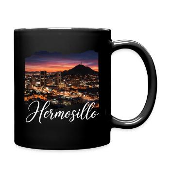 Hermosillo Sunset Stadtansicht - Tasse einfarbig - Schwarz - Rechts