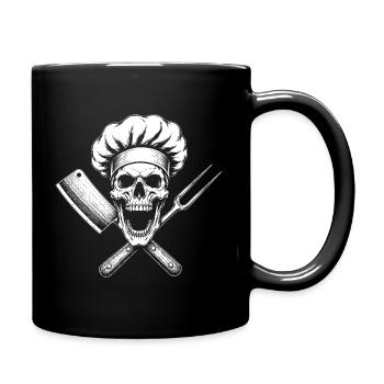 Cooking Skull - Full Colour Mug - black - Right