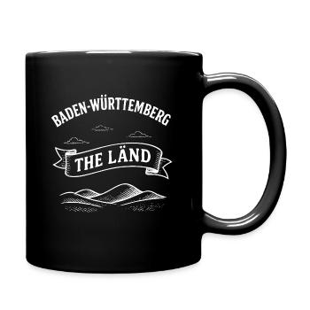 The Länd - Baden Württemberg - Tasse einfarbig - Schwarz - Rechts