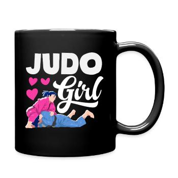Judo Girl Girls Women Judoka Martial Arts - Full Colour Mug - black - Right