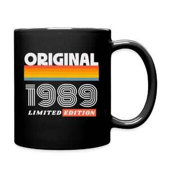 1989 Original Geburtstag Retro Vintage 80er Spruch - Tasse einfarbig - Schwarz - Rechts
