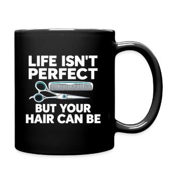 Friseur Friseur Friseur Friseur Friseur Salon - Tasse einfarbig - Schwarz - Rechts