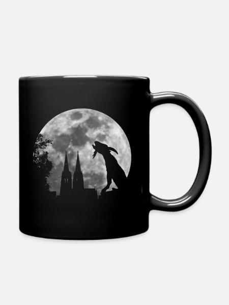Kölner Bock Geißbock kölsch Fußball Geschenk - Tasse einfarbig - Schwarz