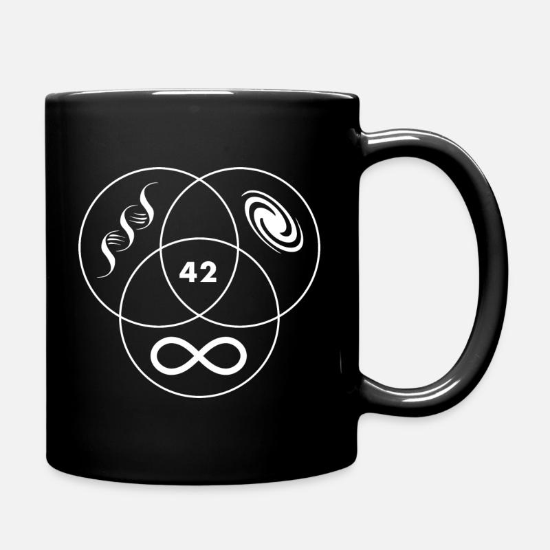Venn Guide To The Galaxy - Full Colour Mug - black