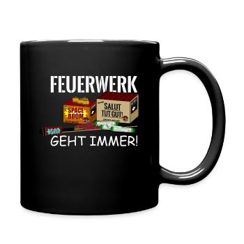 Les feux d'artifice du réveillon du Nouvel An Pyro sont toujours d'actualité! - Mug uni - noir - Droite