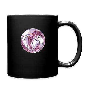billet de 500 euros - Mug uni - noir - Droite