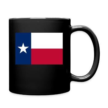 Texas - Tasse einfarbig - Schwarz - Rechts