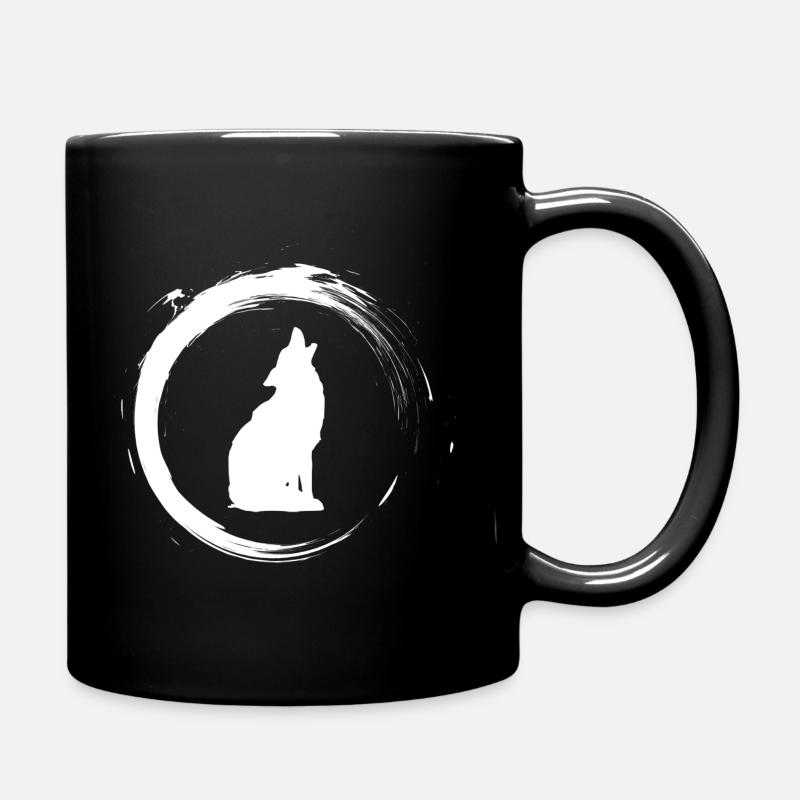 wolf - Full Colour Mug - black