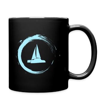catamaran - Full Colour Mug - black - Right