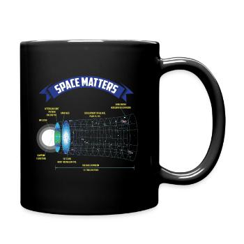 Cadeau Space Matters - Mug uni - noir - Droite
