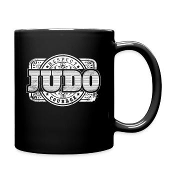 Étiquette de judo - Mug uni - noir - Droite