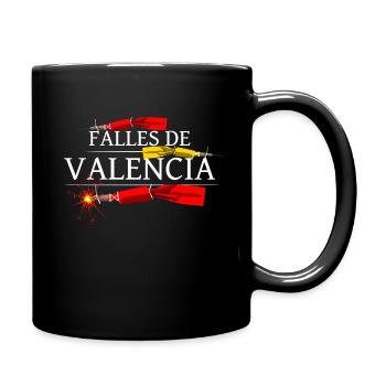 Falles de Valencia Pyro Truenos in Spain. Color - Full Colour Mug - black - Right