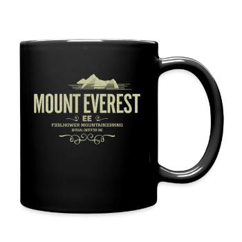 Mont Everest T-shirt - Mug uni - noir - Droite