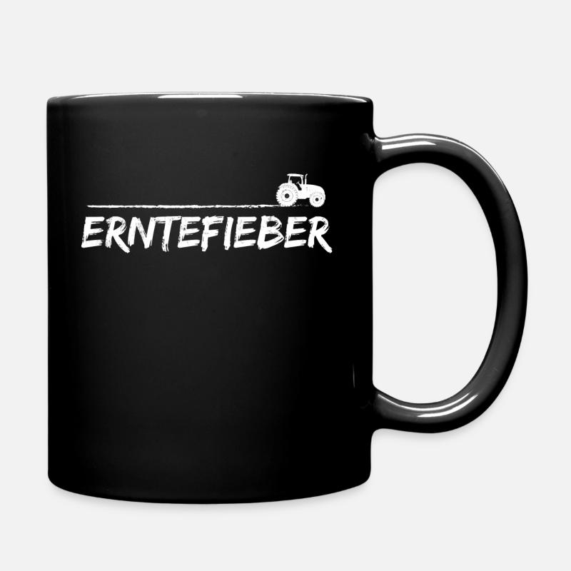 Landwirt Bauer Ernte | witzig Spruch Geschenk - Tasse einfarbig - Schwarz