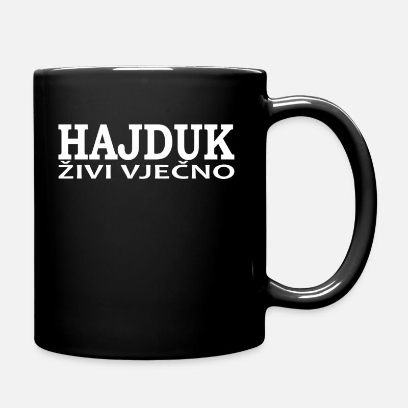 Hajduk zivi vjecno - Tasse einfarbig - Schwarz