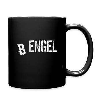 B ENGEL | Für Lausbuben und Jungs - Tasse einfarbig - Schwarz - Rechts