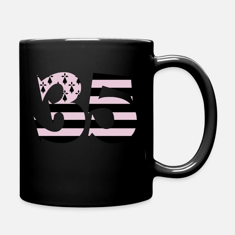 35 Britain Flag - Full Colour Mug - black