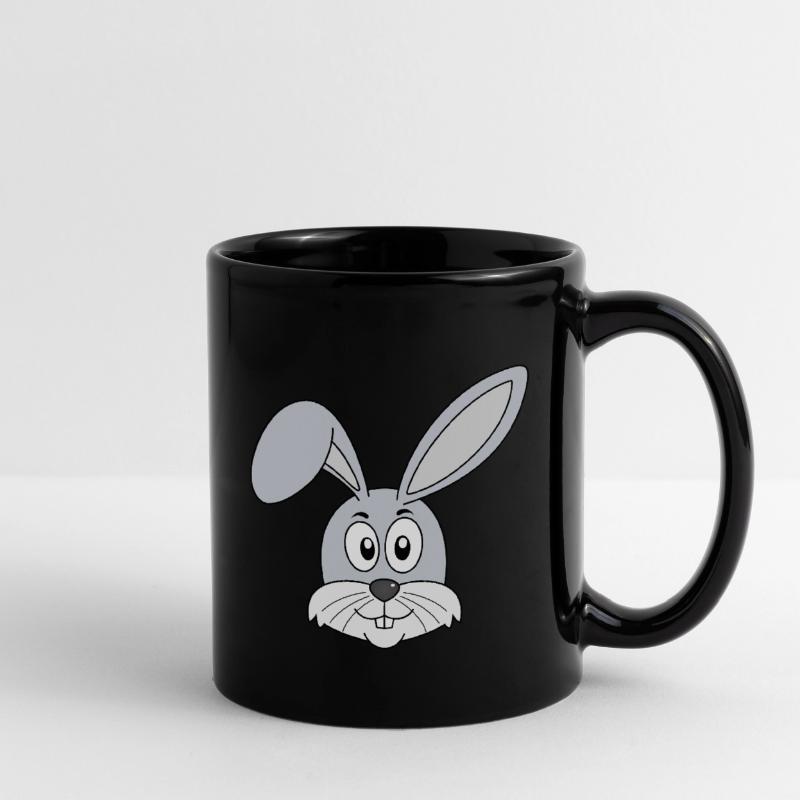 Rabbit Easter Rabbit Teeth Rabbits Easter Full Colour Mug