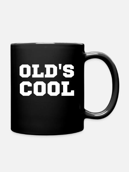 Old's cool - Full Colour Mug - black