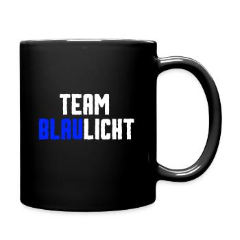Team blue light - Full Colour Mug - black - Right