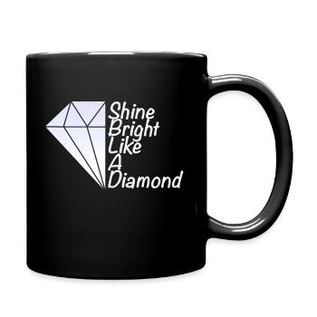 Bright Like a Diamond - Full Colour Mug - black - Right