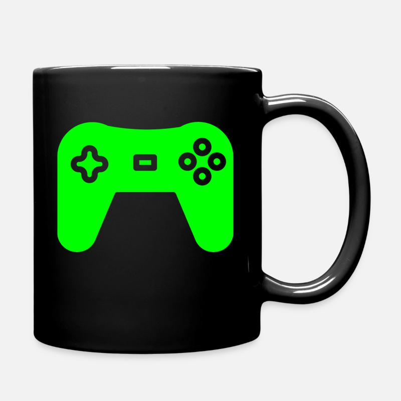 Videospielkonsole Controller Cool Gamer Gaming - Tasse einfarbig - Schwarz