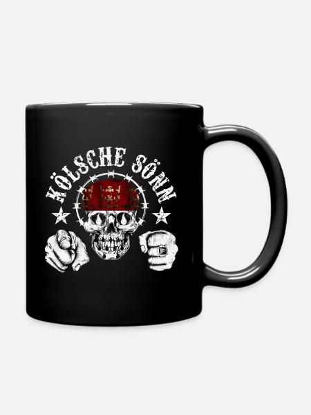 Kölsche Sönn Fight - Tasse einfarbig - Schwarz