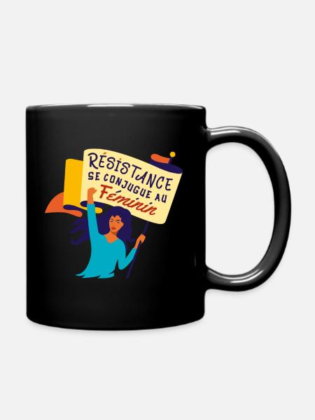 Résistance Féministe - Mug uni - noir