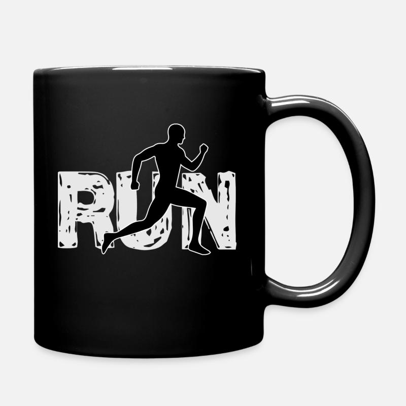 Exécuter en cours d’exécution - Mug uni - noir