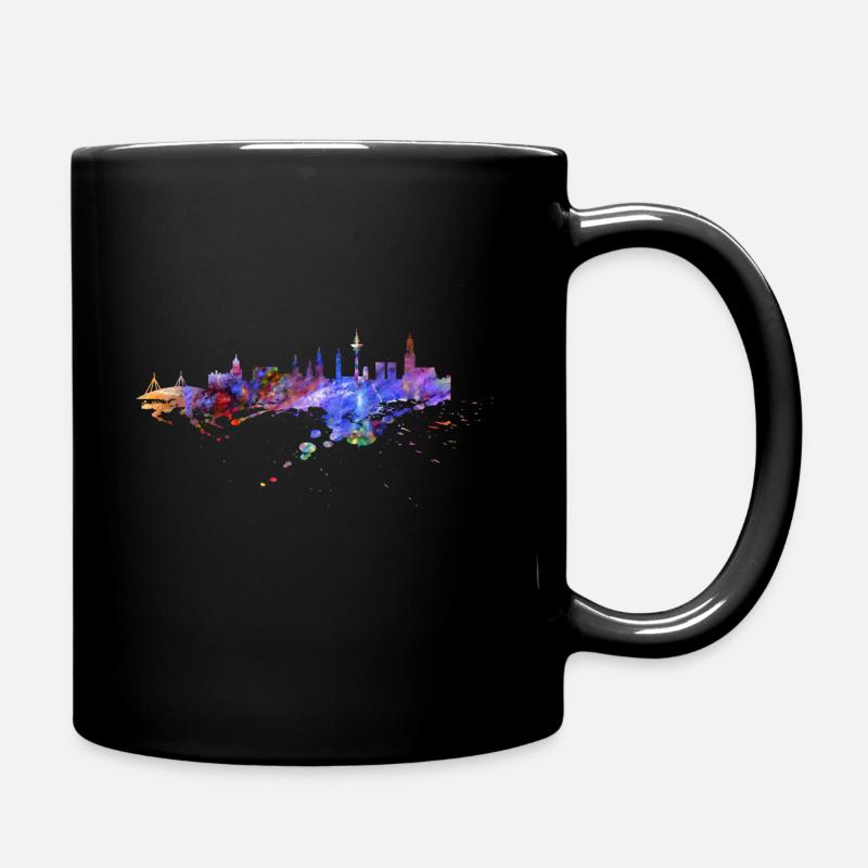 Hamburg Skyline - Mug uni - noir