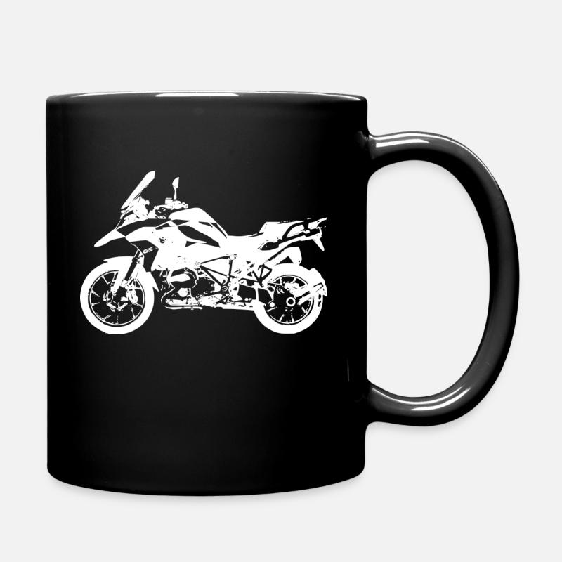 R1200GS white - Tasse einfarbig - Schwarz