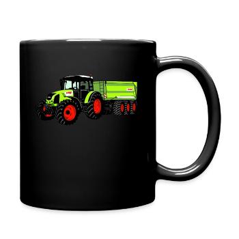 Tractor - tractor - tug - farmer - Full Colour Mug - black - Right