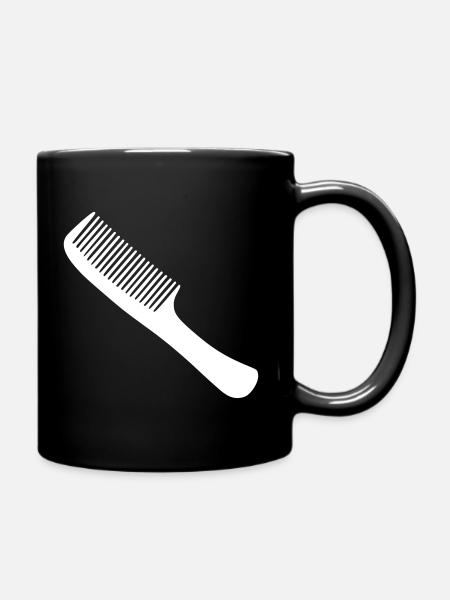 Kamm - Tasse einfarbig - Schwarz