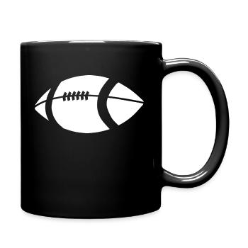 Football rugby - Full Colour Mug - black - Right