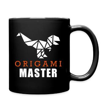 Origami - Full Colour Mug - black - Right