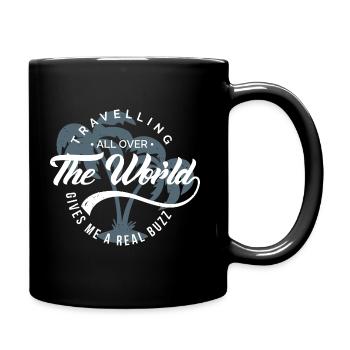 Travelling all over the world1 - Full Colour Mug - black - Right
