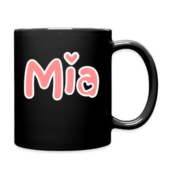 Mia Sweet Prénom Prénom Nom de jeune fille Baptême Nom Jour - Mug uni - noir - Droite