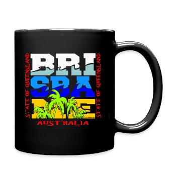 Brisbane State of Queensland - Australia - Full Colour Mug - black - Right