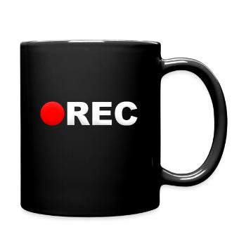 rec - Tasse einfarbig - Schwarz - Rechts