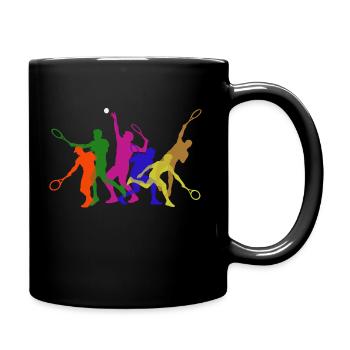 Tennis - Mug uni - noir - Droite