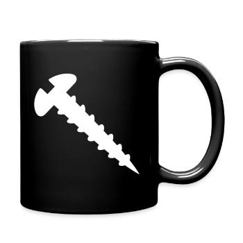 screw - Full Colour Mug - black - Right