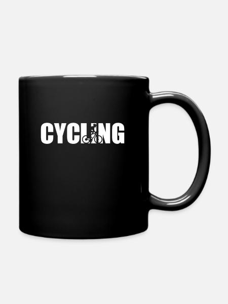 cycling - Tasse einfarbig - Schwarz
