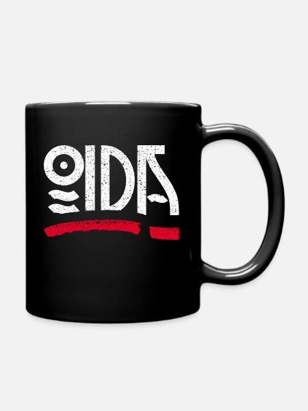 Oida - Tasse einfarbig - Schwarz