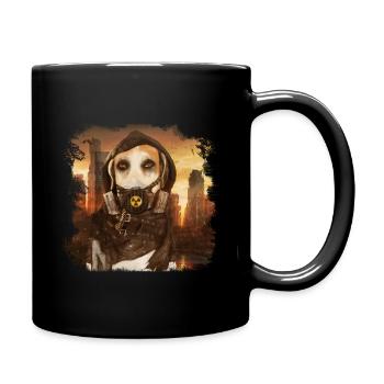 Apocalyptic dog # 2 - Full Colour Mug - black - Right