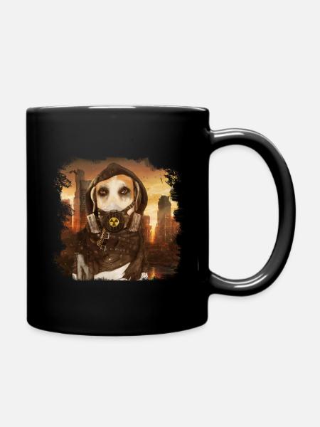 Apocalyptic dog # 2 - Full Colour Mug - black
