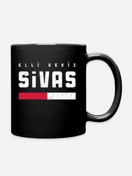 Sivas 58 - Tasse einfarbig - Schwarz